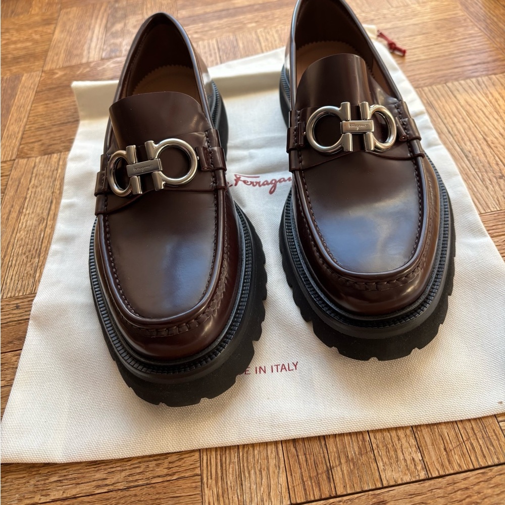 Salvatore Ferragamo Bleecker Leather Loafer